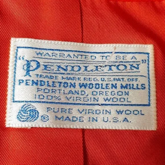 Pendleton Red Virgin Wool Jacket - Picture 4 of 11